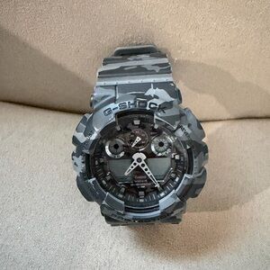 G-Shock Men’s Gray Camo GA-100 Watch